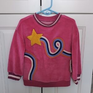 Pink Star Kids Sweatshirt
